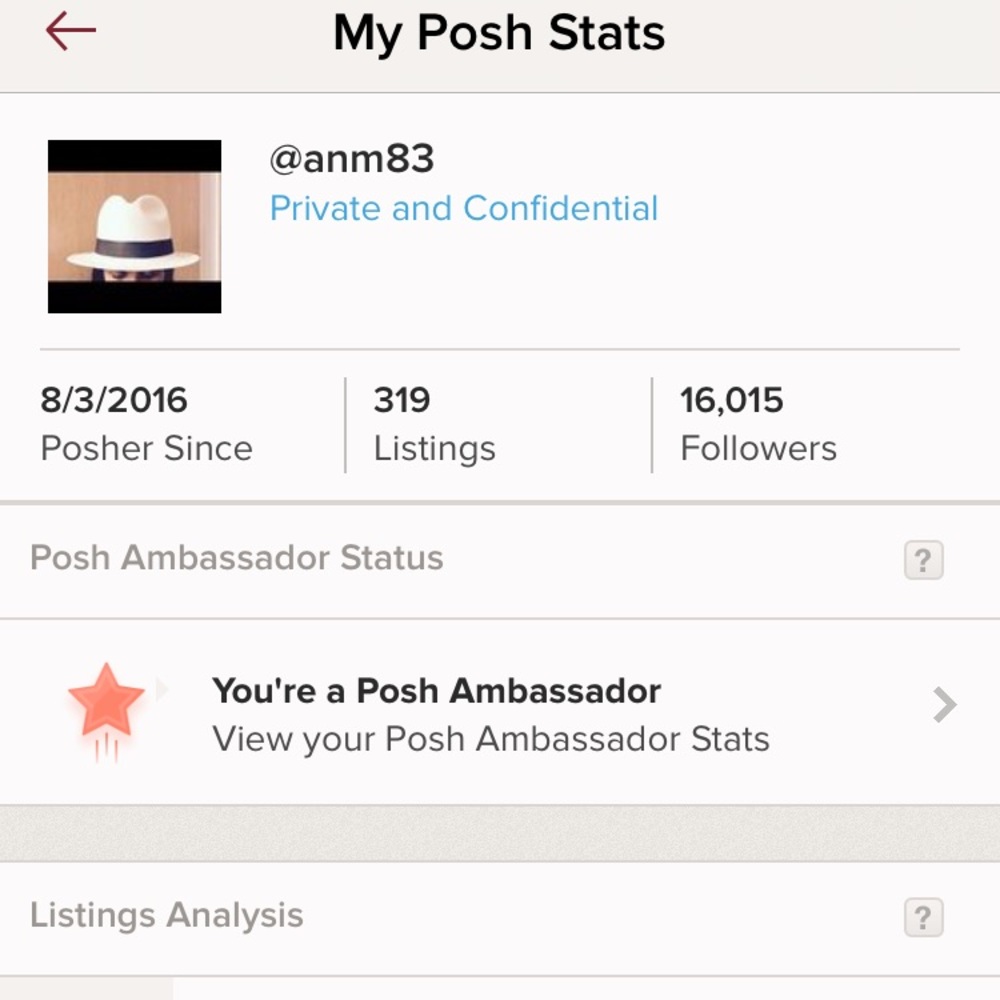 I'm a Posh Ambassador 😊