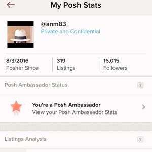 I'm a Posh Ambassador 😊