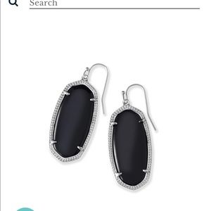 Kendra Scott black earrings