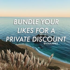 Bundle your likes for a private discount ✨💖