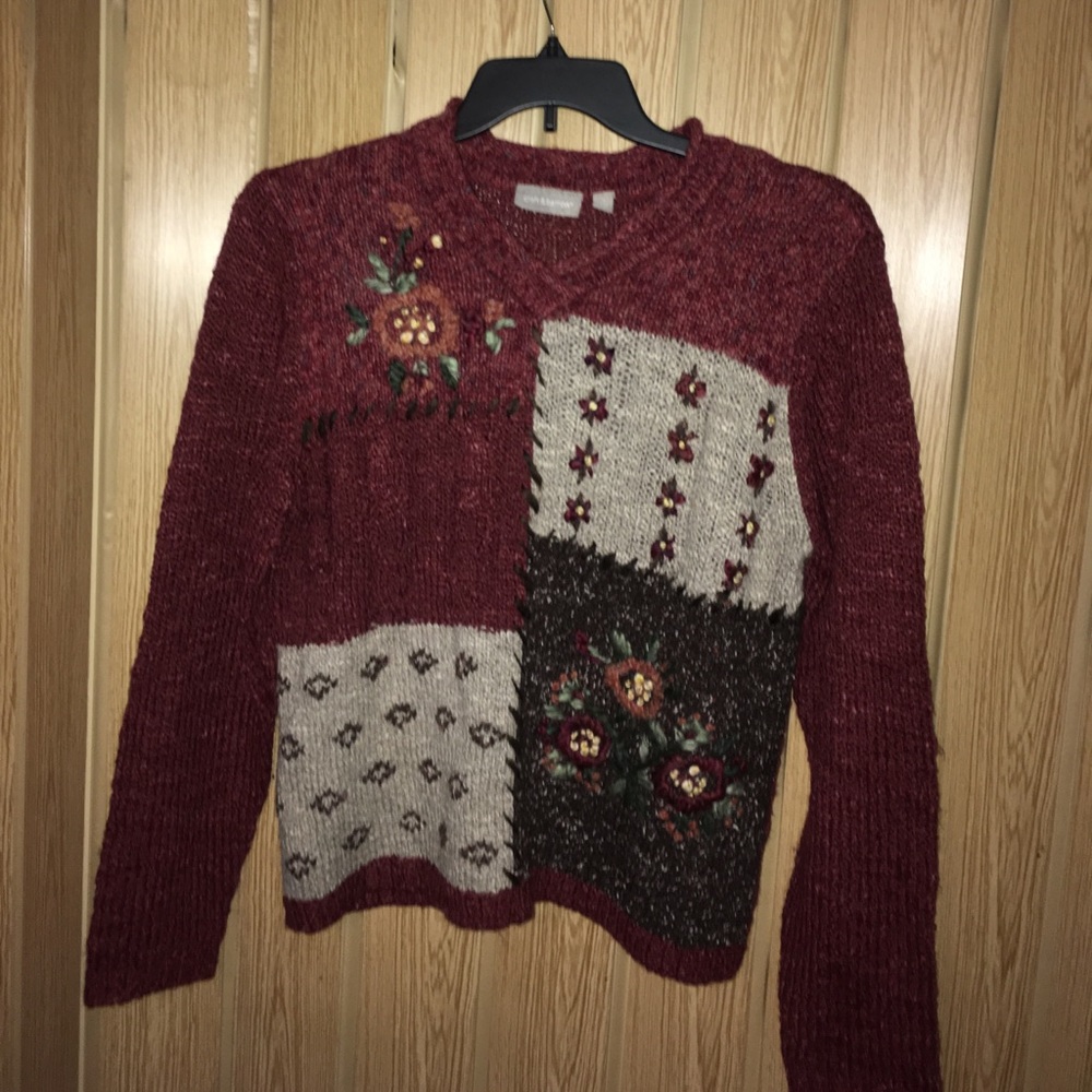 Croft and barrow cable knit sweater.