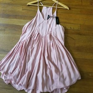 Romeo & Juliet romantic pink racerback dress