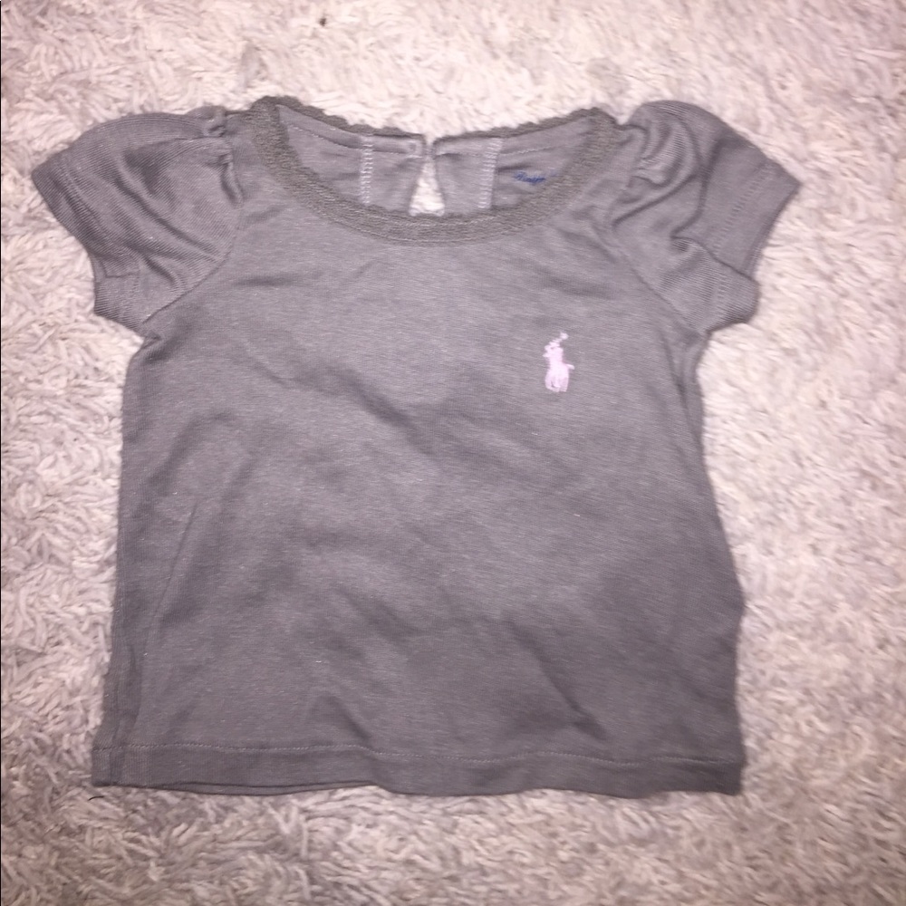 NWOT. TWO Baby girl Ralph Lauren shirts