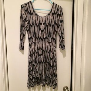 Ballet back feather dress