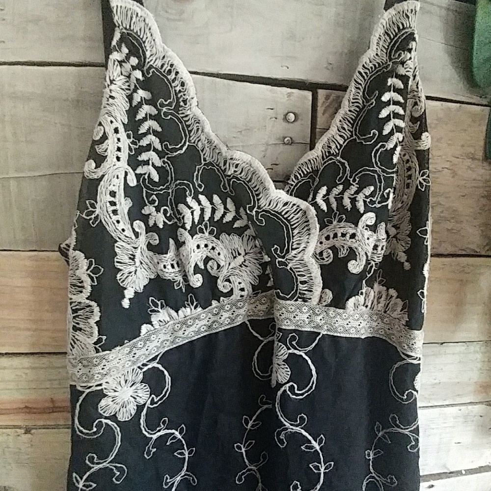 Hale Bob embroidered dress