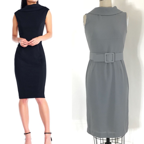 Adrianna Papell Dresses & Skirts - Adrianna Papell tolled neck sheath dress size 6