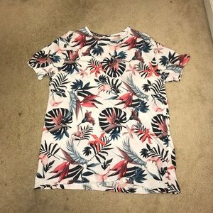 Zara man tropical lightweight tee
