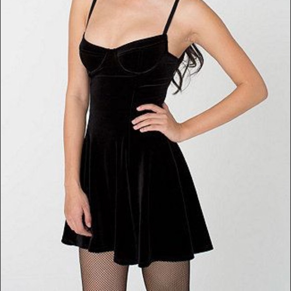 AA Velvet skater dress