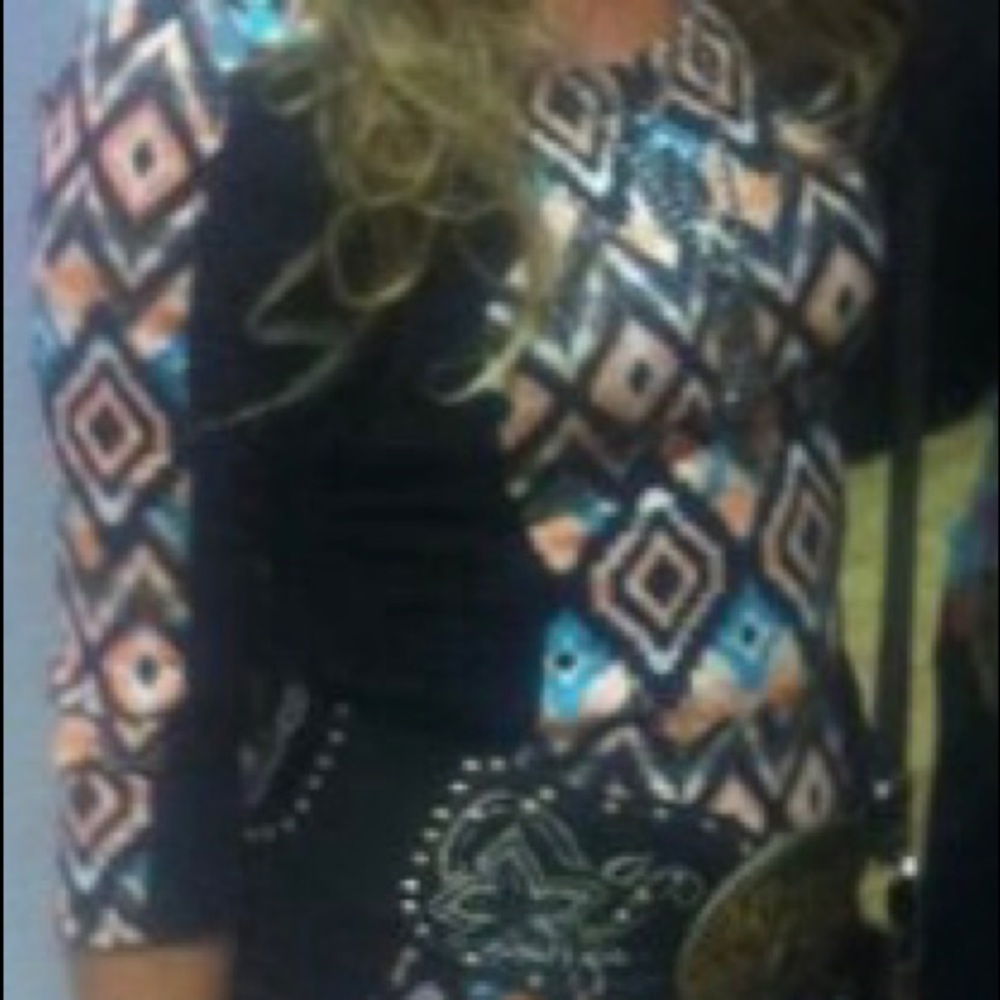 Small Aztec print dress brand rue 21