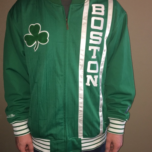 mitchell and ness celtics jacket