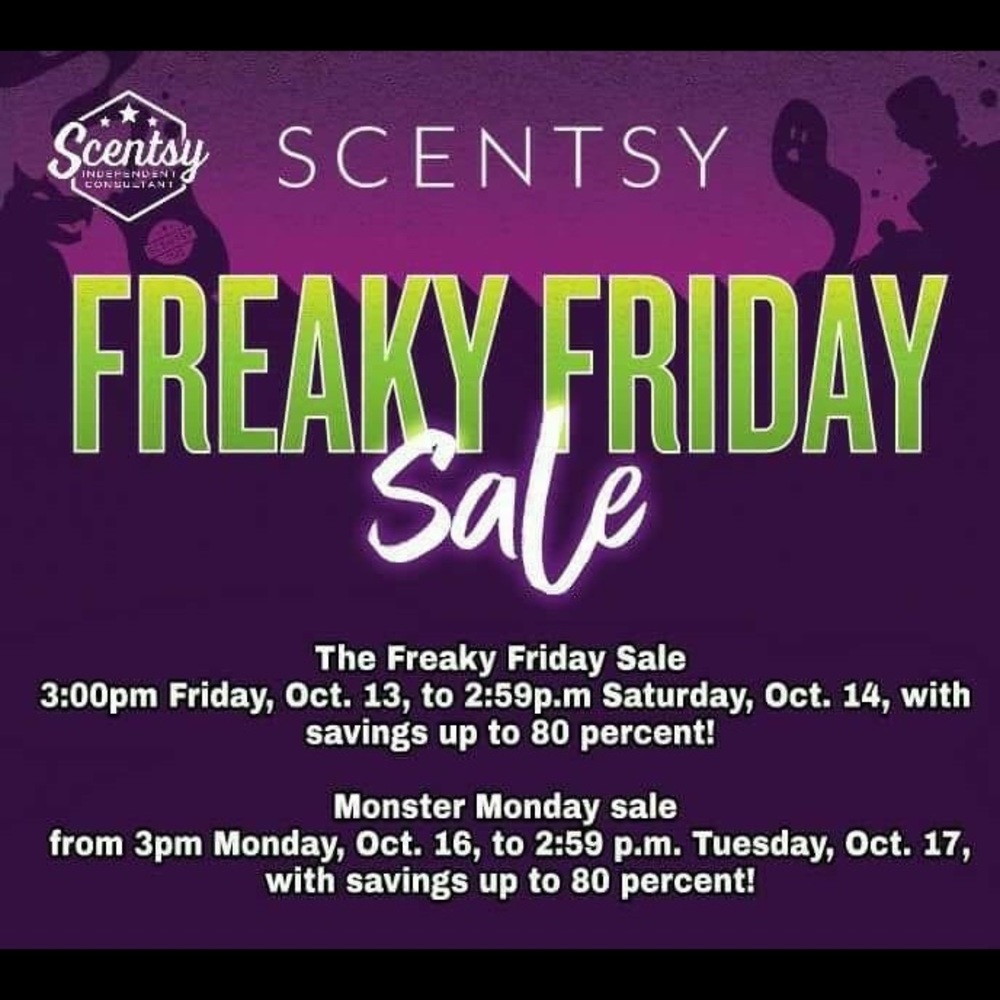 Huge Scentsy 24 hour flash sales!