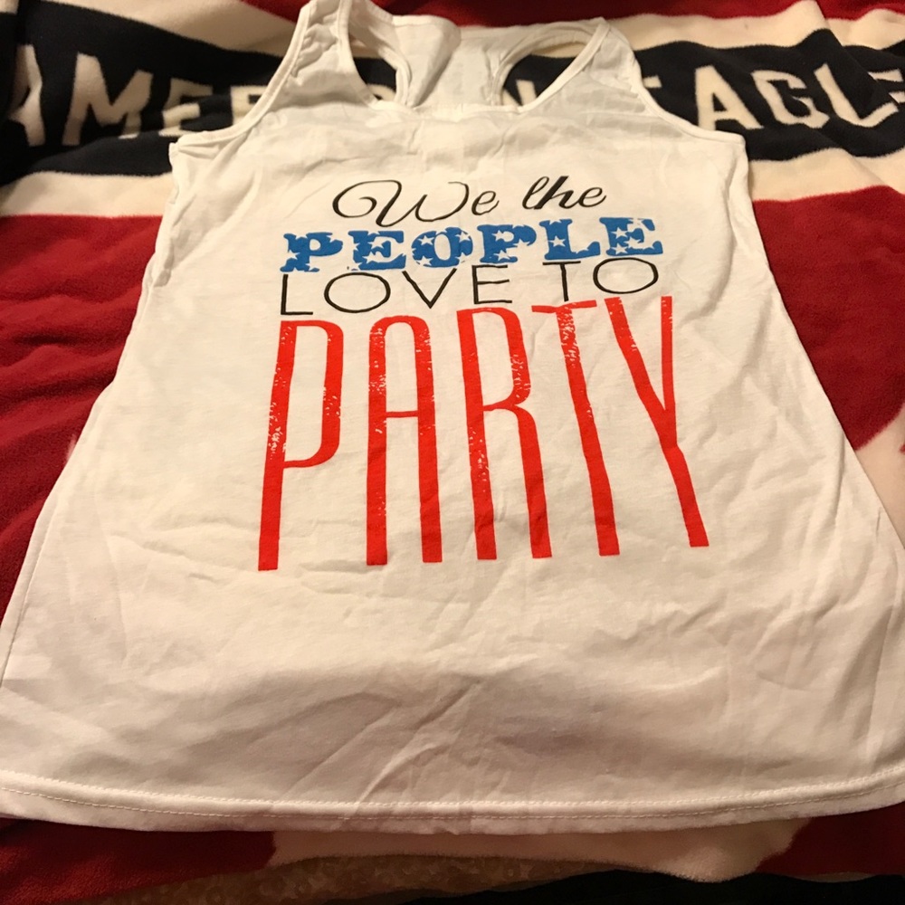 We the people racer back tank