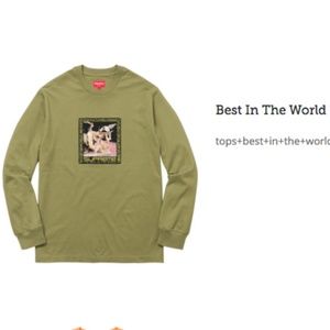 SUPREME "Best in the World L/S Tee
