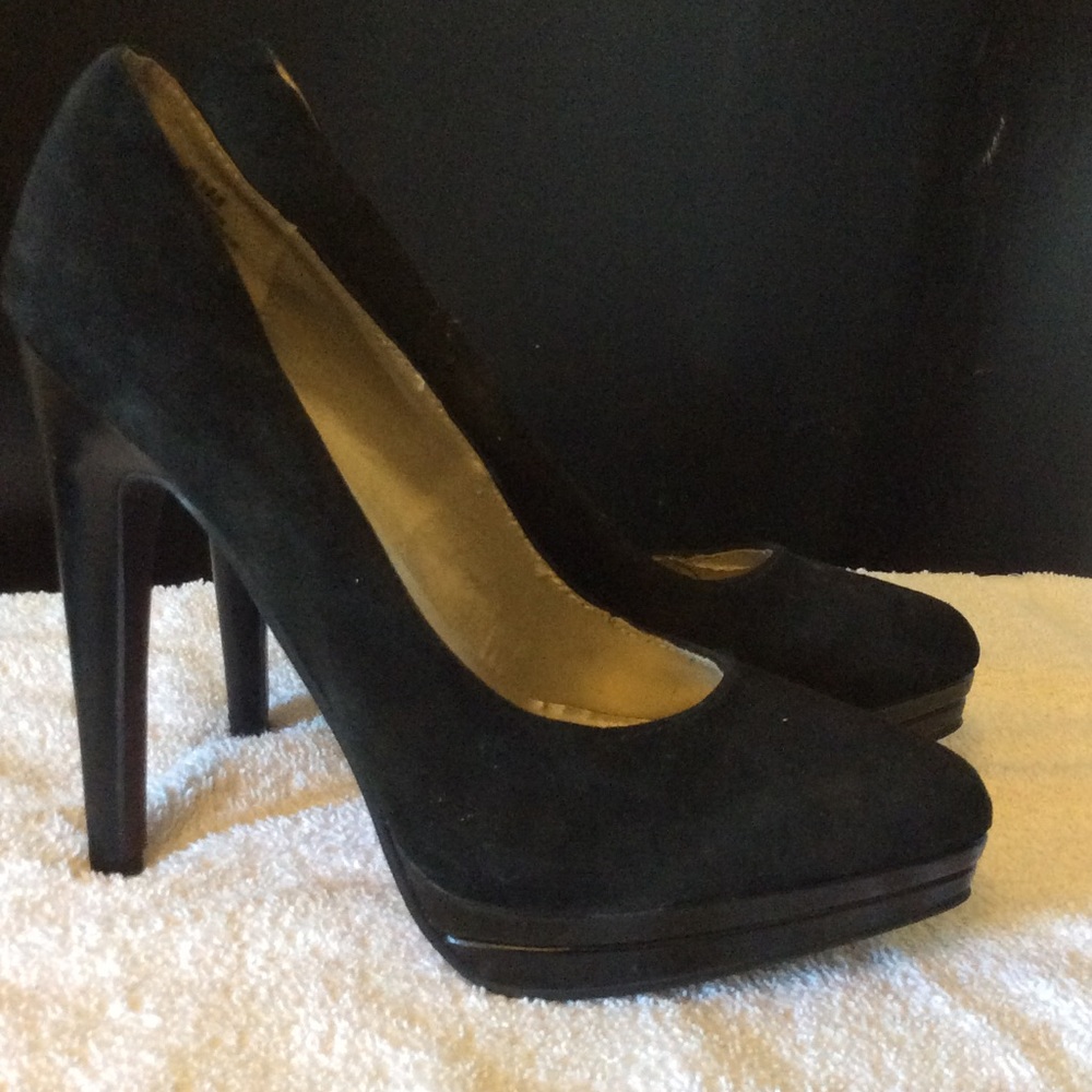 Suede heels