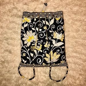 Vera Bradley drawstring bag in Yellow Bird