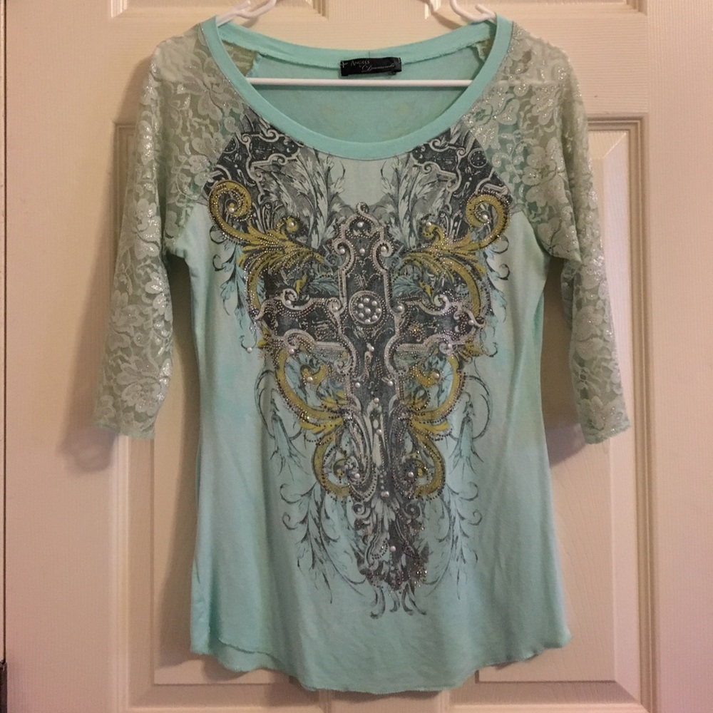 Angels and Diamonds Graphic Tee