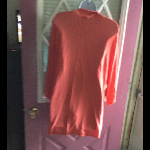 Premise Studio orange cardigan Sz 1X - Picture 2 of 3