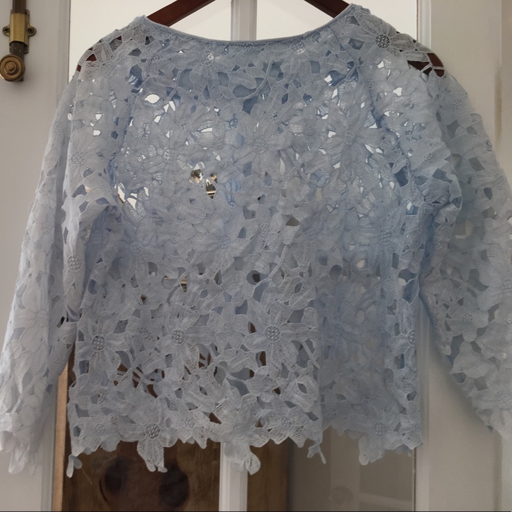 Midnight Macaroon Lace Top, L