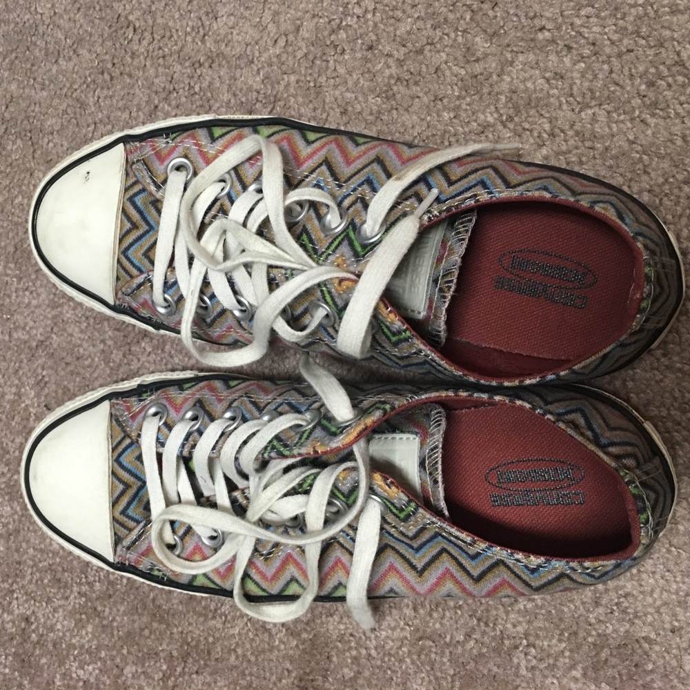 Converse x Missoni chevron sneakers
