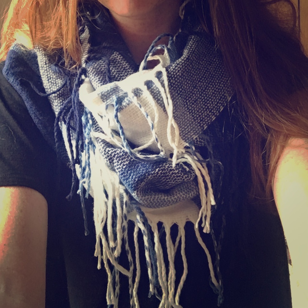 Beautiful blanket infinity scarf!