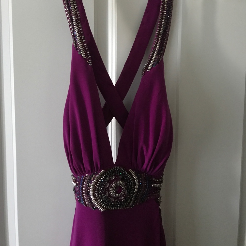 Gorgeous purple gown