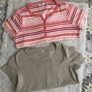 Dressbarn lot of 2 woman’s size 2X 22/24 Striped