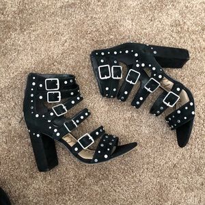 Sam Edelman studded sandal heels size 8