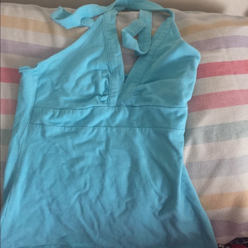 Light blue Holter top