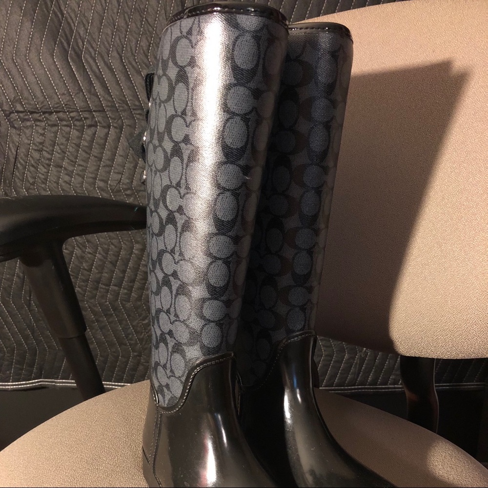 Coach rain boots