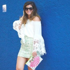 J.Crew Metallic Mini Skirt