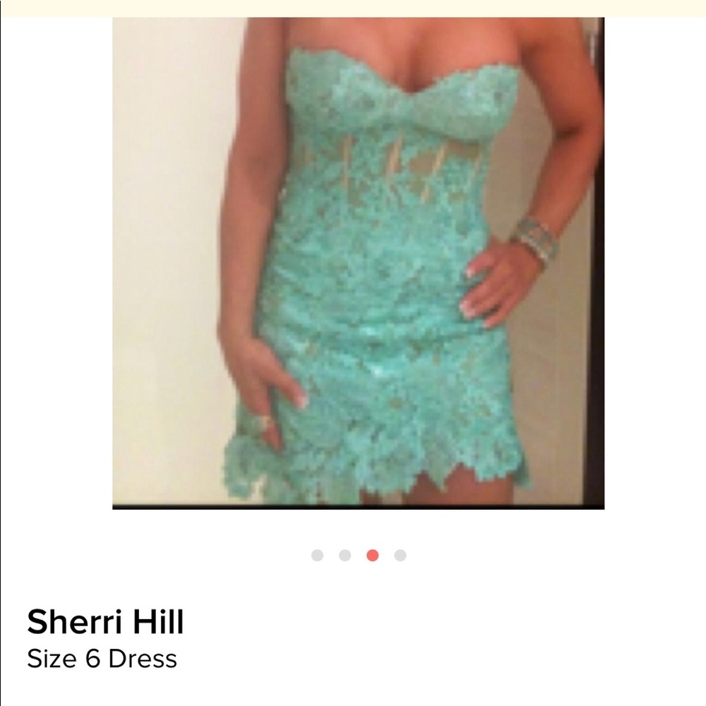 Sherri Hill lime green