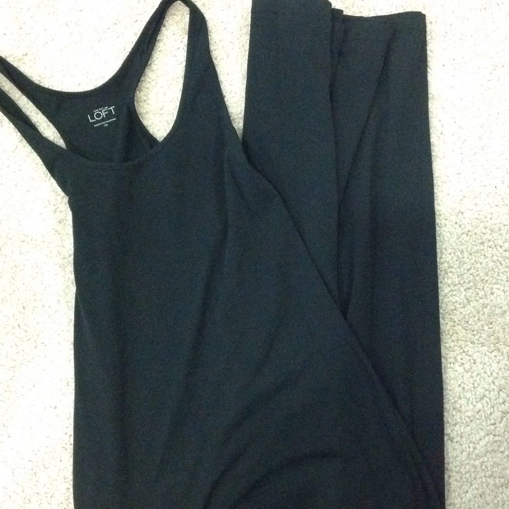 Loft racerback maxi dress