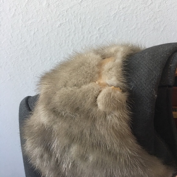 Vintage wool and fur trim jacket - Picture 4 of 5