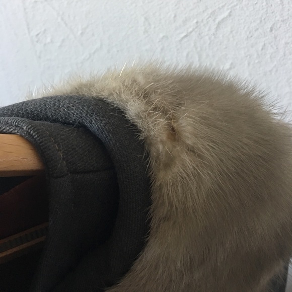 Vintage wool and fur trim jacket - Picture 5 of 5