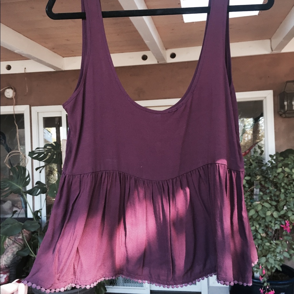 Empyre Flowy Low Cut Blouse. Size medium.