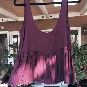 Empyre Flowy Low Cut Blouse. Size medium.