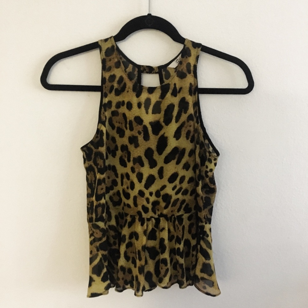 DV Dolce Vita Animal Print top