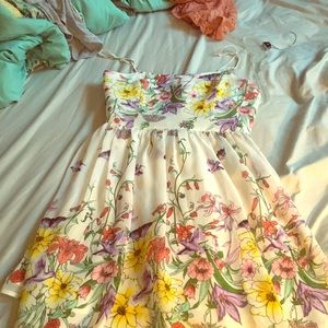 Floral print dress