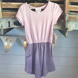 Lularoe Girls Mae Pocket Dress