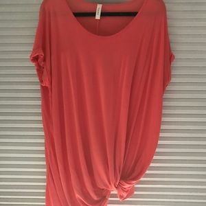 Luxe orange shirt