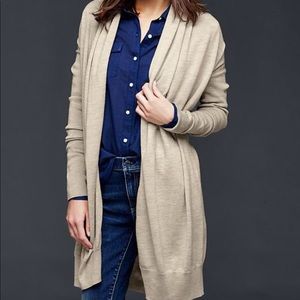 NWT Gap Oatmeal Heather Merino Wool Wrap