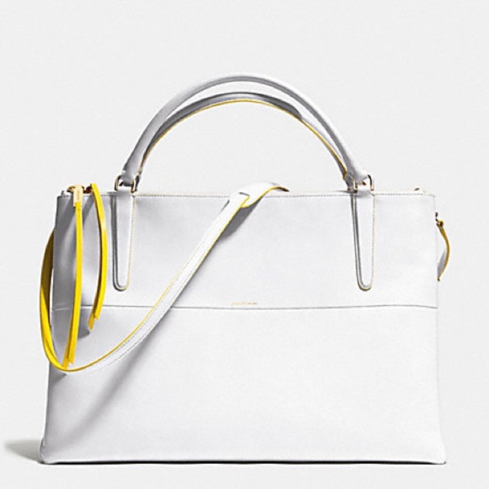 Coach Large Borough Edgepaint Leather Tote