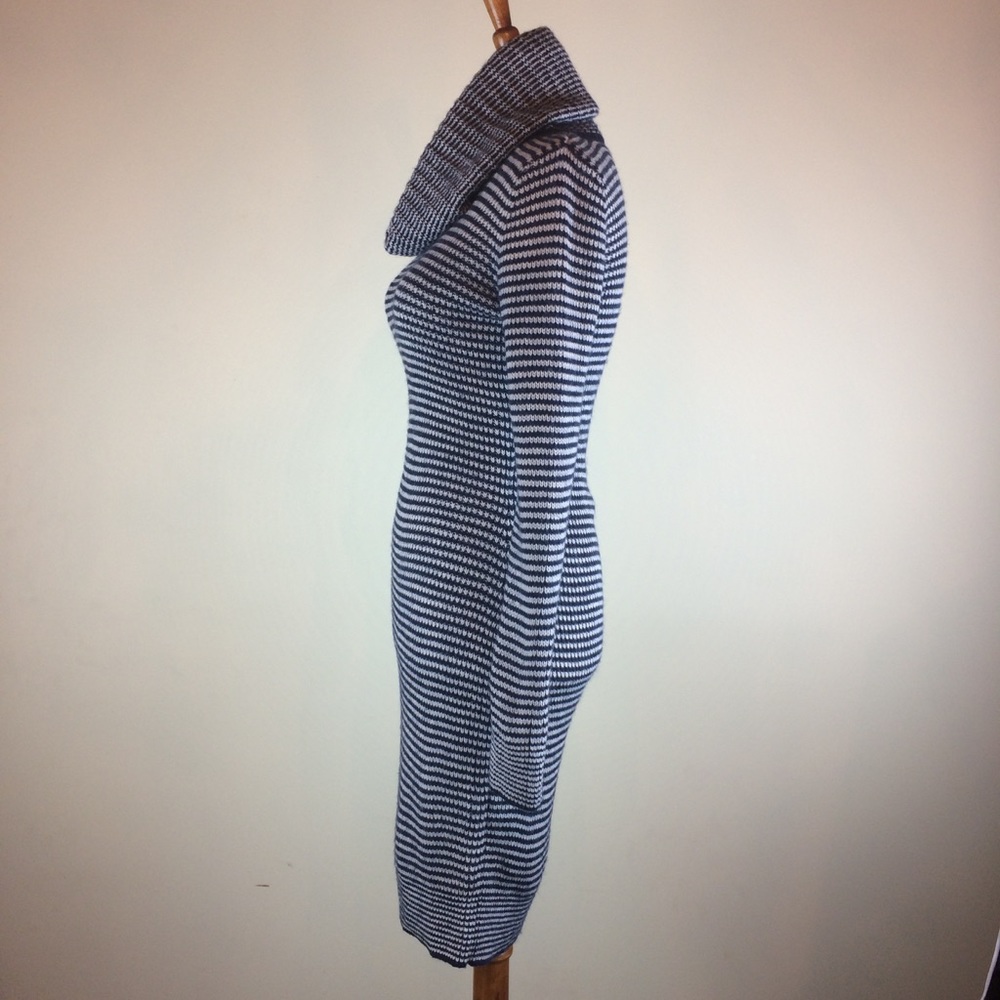 H&M Striped Cowl Neck Sweater Dress - Picture 3 of 8