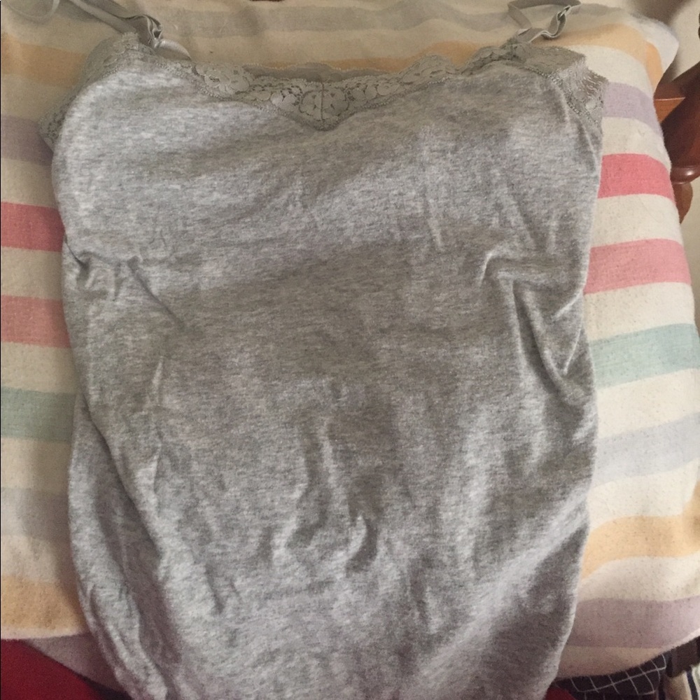 Gray tank top