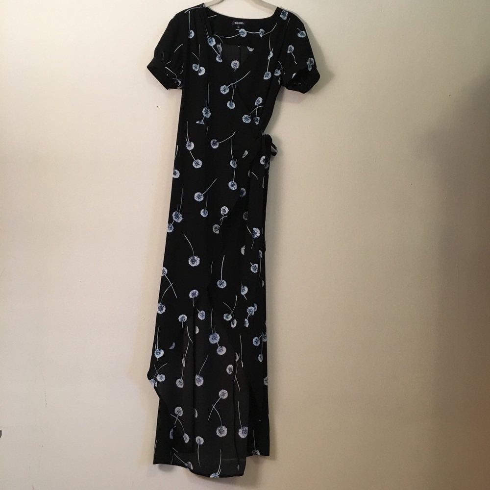 Dandelion Printed Wrap Dress