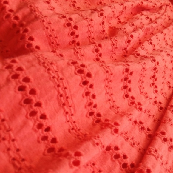 Cute red-orange midi Dress - Picture 4 of 5