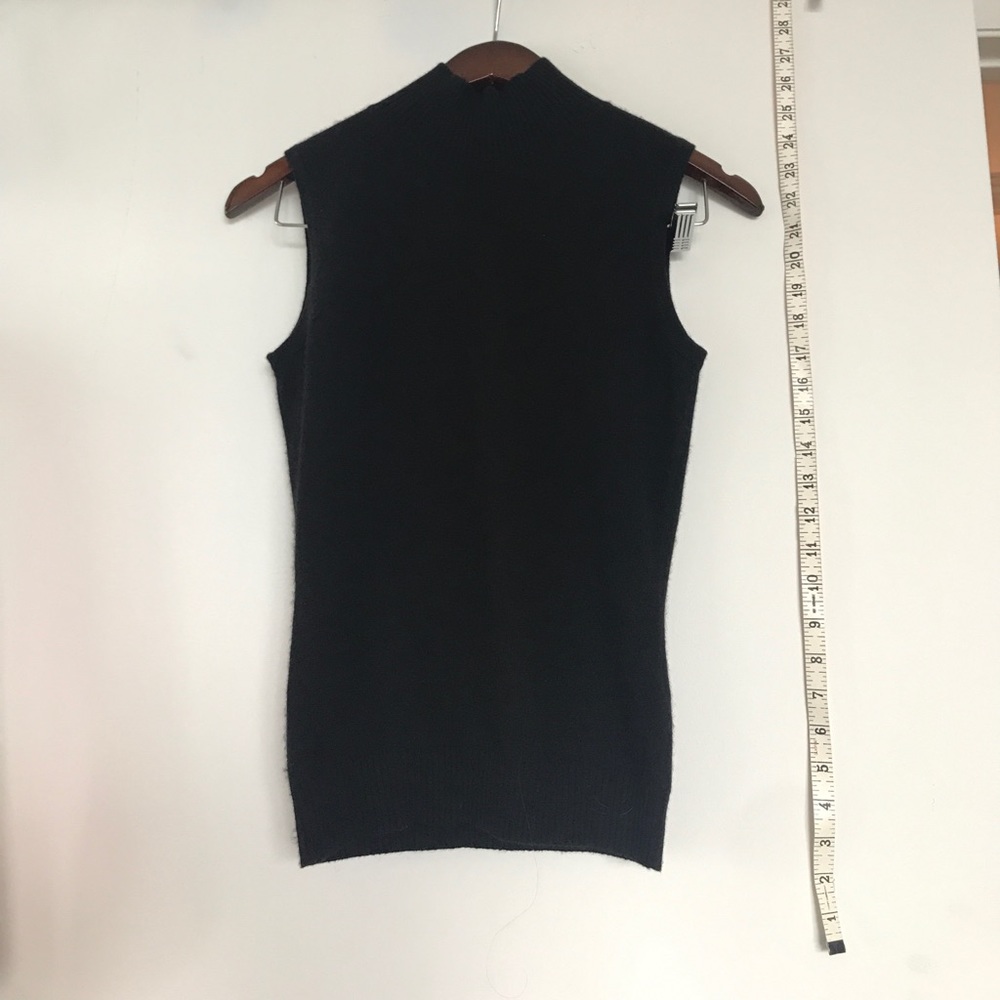 Cashmere Black Sleeveless Tank XS