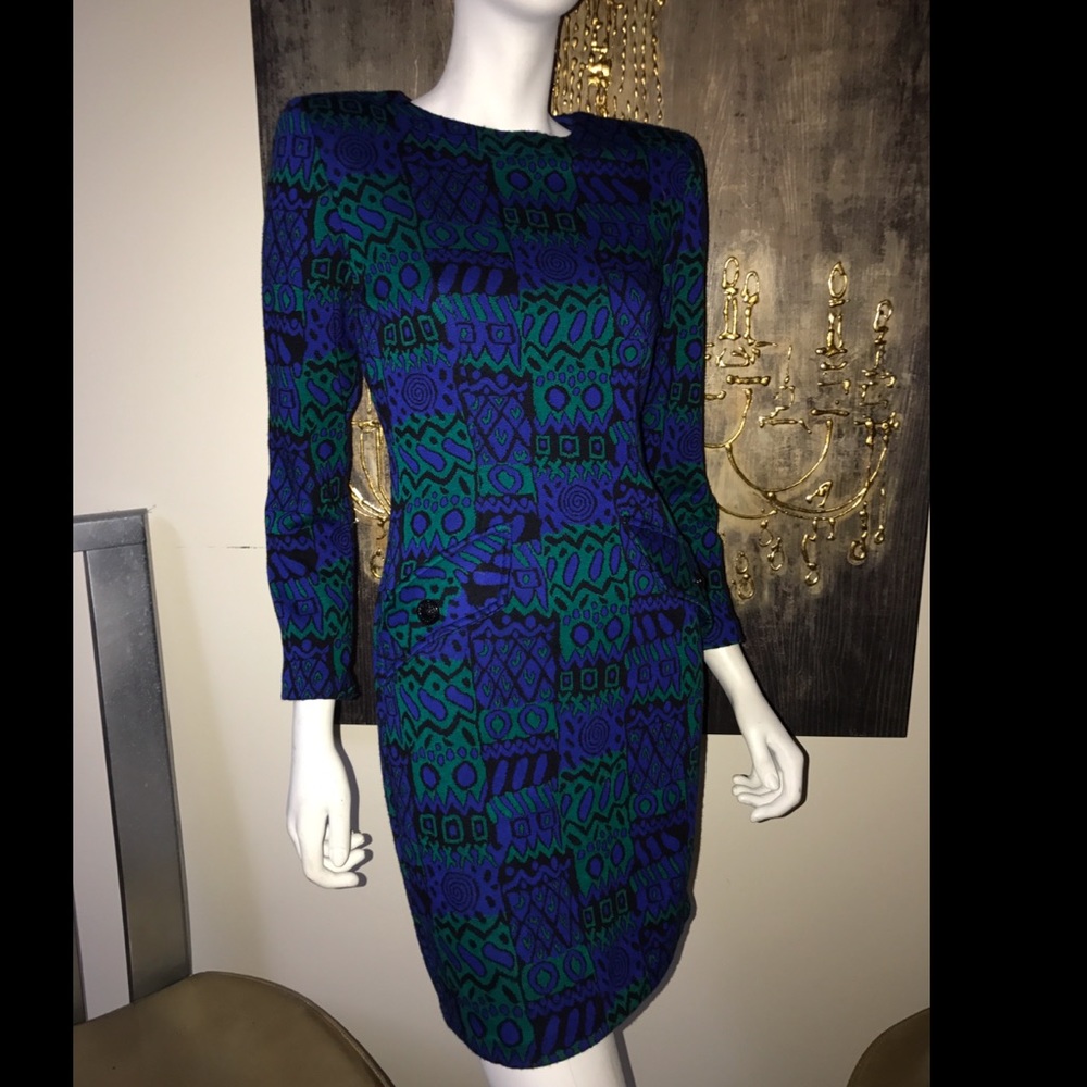 Vintage AllThatJazzy multicolor haute dress