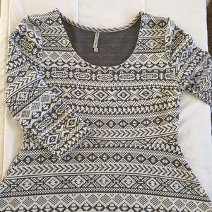 WALLFLOWER Patterned Winter Dress
