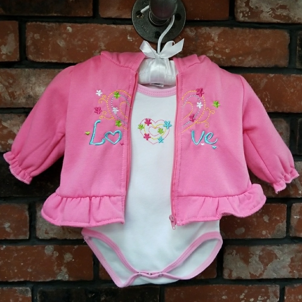3 piece matching set 3-6 month